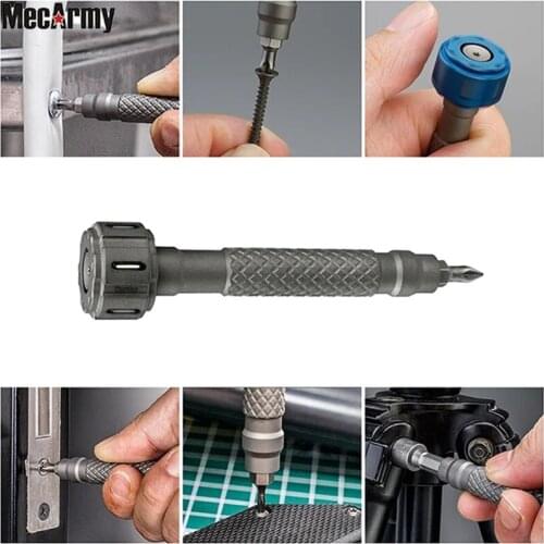 MecArmy SDG2 Portable Titanium multifunctional screwdriver set Comes 33 different screwdriver bits Assembly repair tool