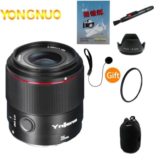 Camera-Lens Yongnuo 35mm F2 DSM Sony E mount wide-angle lens full-frame micro-single portrait large a a7ii a7rii iii a7sii a6300