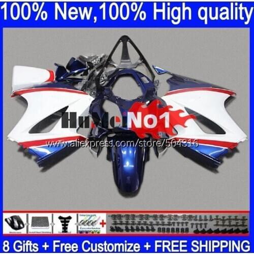 Interceptor For HONDA VFR800RR 2002 2003 2004 2005 2006 130MC.52 VFR800 VFR 800RR 800 RR 07 08 09 10 11 12 Fairing dark blue