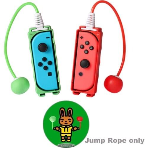 Jump Rope Hand Grips for Nintendo Switch Joy-Con Controller Jump Rope Challenge Game Corless Skipping Rope (Jump Rope Only)