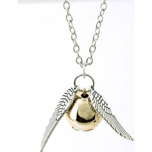 Vintage Mens Necklace Wing Angel Charm Charm Bracelet Necklaces Pendants Mens snitch gold necklace Jewelry