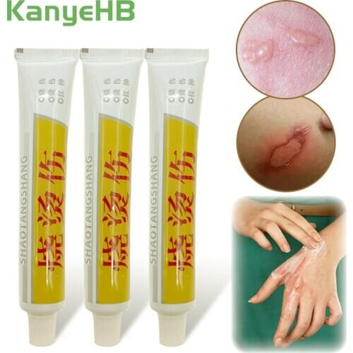 3pcs Scald Burn Anti-infection Cream Antibacterial Burn Wound Ointment Burns Better Faster Inhibit Scar Tyrosinase Inhibition