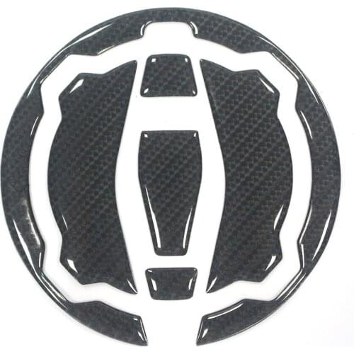 3D Carbon Fiber Motorcycle Fuel Tank Cap Cover Gasket Sticker Fuel Tank Protection Pad for KAWASAKI Z900 Z650 NINJA650 x300 17