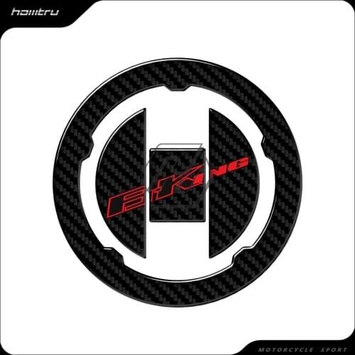 3D Carbon-look Motorcycle Fuel Gas Cap Protector Decals Case for 07-12 Suzuki B-King GSX1300 BK 2007-2012