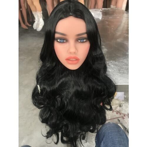 Big Lips Oral Sex Dolls Head for Silicone Love Doll, Men Sex Toy, European Face Mouth-Opened Sexy Women for Adult Doll