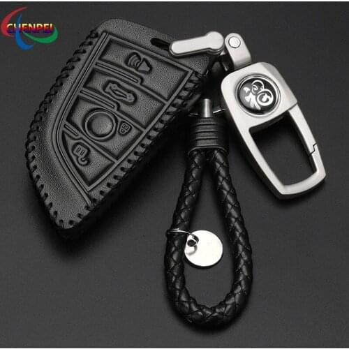 For BMW 7 Series 5 Series 3 Series X1 320Li 3 Series 1 Series X2 530 Car Key Case Cover Protection key Car Interior Accessories