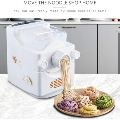 Electric Pasta Machine Stainless Steel Automatic Noodle Making Machine 9 Kinds Of Noodle Shapes For Family Macaroni Dumpling New