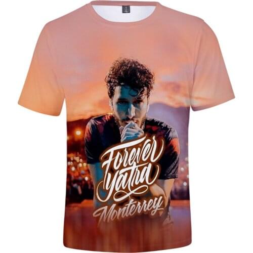 Sebastian Yatra 3D Print Spring Summer Preppy Men/Women Street Clothes T-shirt Streetwear Kawaii HIP HOP style