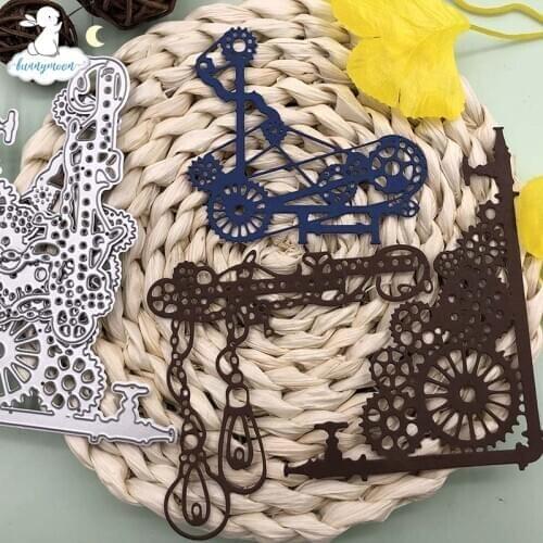 Bunnymoon Sewer pipe Metal Cutting Dies 3D DIY Scrapbooking Carbon Sharp Craft Die Photo Invitation Cards Decoration