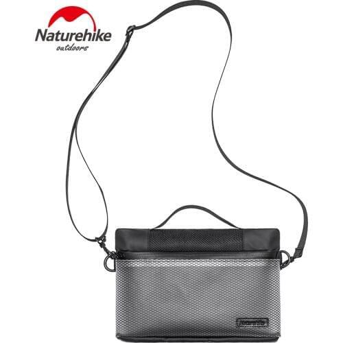Naturehike Wash Bag Multifunctional TPU Storage Clip Net 600D Fabric Wet and Dry Separation Bag Waterproof Layer Leisure Outdoor