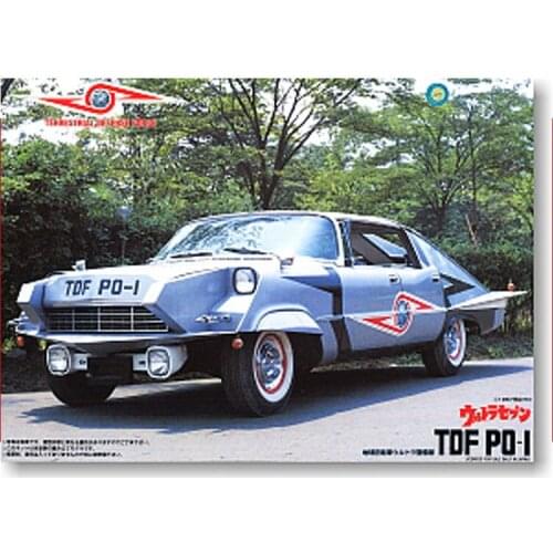 1/24 FUJIMI Plastic Assembled Car Model Toy Earth Defense Force TDF PO-I Pointer Sports Car DIY Assembled Model Kit #09216