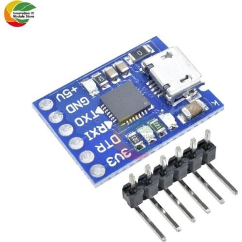 Micro USB CP2102 USB 2.0 to UART TTL Adapter Module 6 Pin Serial Converter STC Replace FT232 for Arduino with Pins