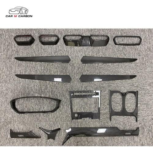 New product dry carbon fiber interior trims for lam urus style interior accessories decorative pieces