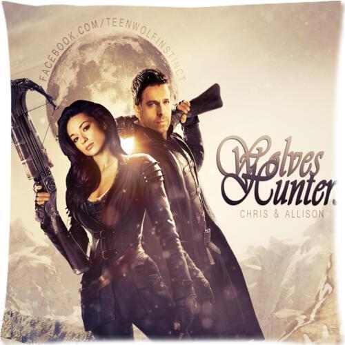 Teen Wolf Cushion Cover Customized Throw Pillowcase Waist Pillow Cover Home Sofa Car Decor 45x45cm Drop Shipping