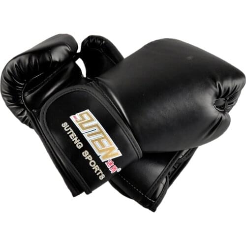 Durable PU leather sport training equipment Boxing Gloves 3 Colors
