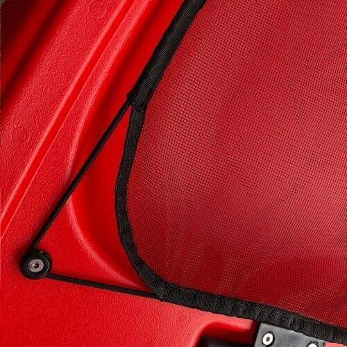 Expanded Storage Deck Bungee Kit 90x28cm Kayak Deck Cargo Net Inflatable Boat Kayak Deck Cargo Net Bungee Cargo Luggage Net