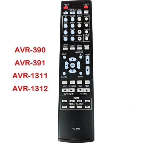 RC-1149 For Denon New remote control AV Receiver RC-1158 AVR-390 AVR-391 AVR-1311 AVR-1312 AVR-2105 AVR-2106 AVR-1601 AVR-2506