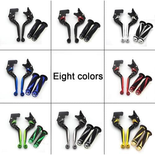 For Kawasaki ZZR400 (ZX400N) ZZR 400 93 - 99 Fold Extend Motorcycle Brake Clutch Levers & Handle Grips For ER-5 ER5 1998 - 2003