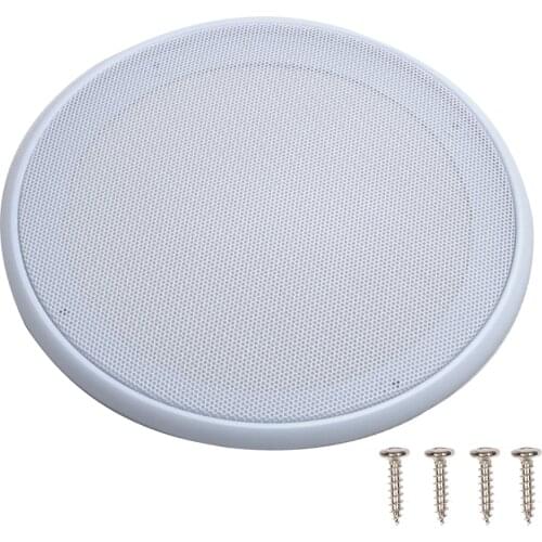 4 inch 5 inch 6.5 inch 8 inch Car Speakers Grill Mesh Case Net Protective Case Subwoofer Speakers White