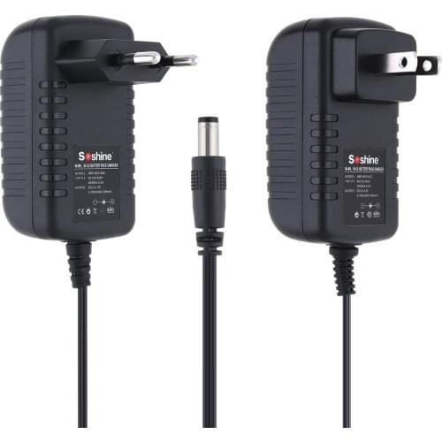 AC 100-240V 0.2A US / EU Plug DC 2.4-12V Power Supply Universal Travel 2.1 Power Adapter for Ni-MH Ni-Cd Battery Pack Charger