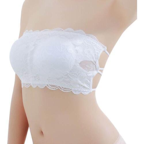 Women Sexy Bra Bandeau Tops Breathable Chest Pad Wearing Sports Bustier Underwear Strapless Bra Tube Tank Top 2020 New