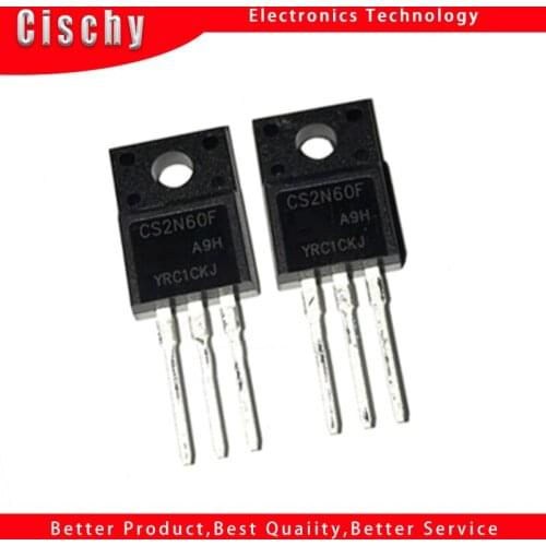 10pcs MOS CS2N60F 2N60F TO-220F and original HJXRHGAL