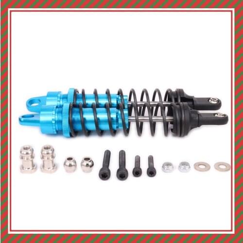 2PCS Aluminum 173mm Long Adjustable Shock Absorber Damper For Rc Car 1/5 Hsp Hpi Oil Filled Type 050019 Rc4wd Losi, Axial, Tamiy