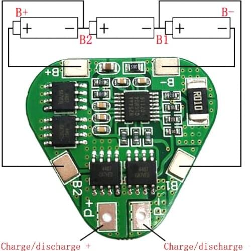 3S 12V 18650 Lithium Battery Protection Board 11.1V 12.6V overcharge over-discharge protect 8A 3 Cell Pack Li-ion BMS PCM PCB