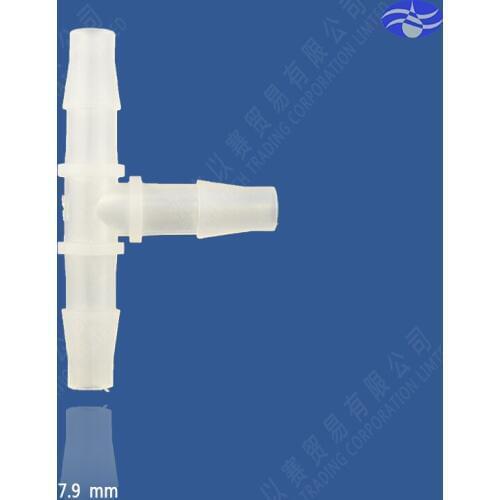 7.9mm(5/16") Tee plastic pipe connector,hose connector,pipe fittings