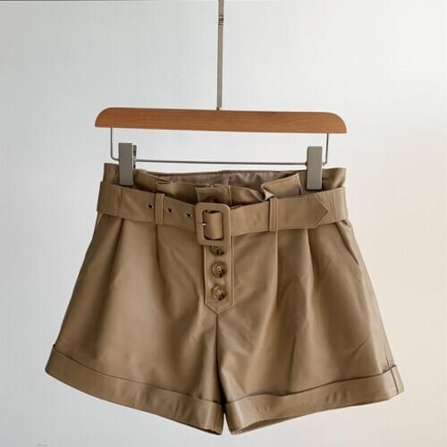 Women's Leather Shorts EI·BAWN China