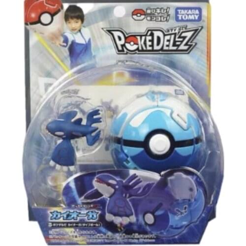 TOMY EX Asia-81 Super-Ancient Pokémon Figures Kyogre Toys High-Quality Exquisite Appearance Perfectly Reproduce Anime Collection