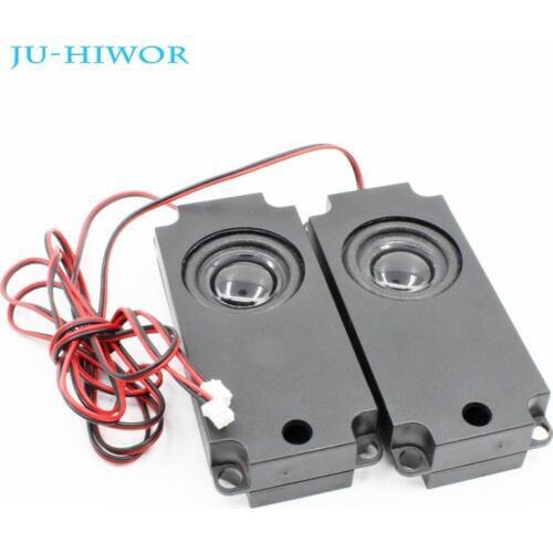 2pcs 4 Ohm 3W 3Watt 45*100*21MM Multimedia Speaker For Advertising Machine With Wire Embedded Box Speaker Foam Edge Black Cap