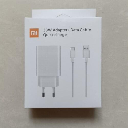 Original Xiaomi 27W Fast Charger Turbo Charge EU QC 4.0 Adapter Redmi Note 9 Mi 9 9se 9T Note 10 K20 K30 Pro Charger