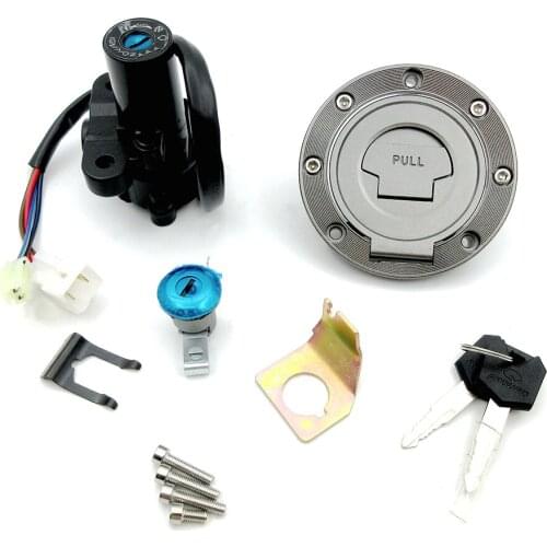 Motorcycle Ignition Switch Seat Lock Fuel Gas Cap Key Set For Yamaha YZF R1 R6 YZF R6S 2004 2006-2009 FZ6 FZ8 YZFR6 FJR1300 FZ09