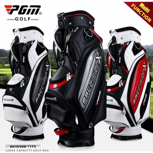 Pgm Golf Bag Men Women Standdard Ball Bag Lightweight Waterproof Sports Aviation Pack Hold 13-14 Golf Clubs Travel Package