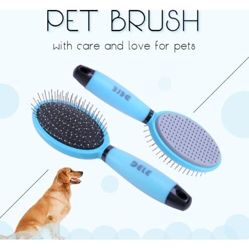 Pet Dog Brush Comb Easy To Use Self Clean Professional Dog Cat Hair Comb Shedding Fur Remover Hair Trimmer Pet Grooming Products