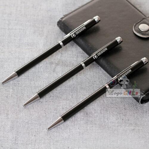 Luxury roller pen custom engraved free with my company logo art and web url best giveaway stuff for business customers