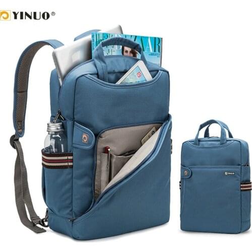 YINUO Laptop Backpack 15.6inch 14inch Anti-theft Large Capacity Student Backpack Waterproof Shockproof Laptop Bag