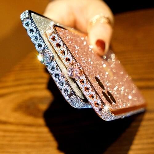Diamond Crystal Bumper Protective Rhinestone Bling Metal Frame Case For iPhone11 Pro XS Max XR SE 8 7 6S Plus Glitter Shiny Film