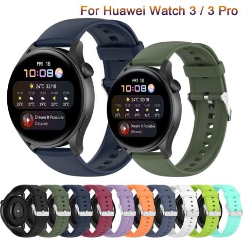 For Huawei Watch 3 Strap GT 2 46mm/GT2 Pro/Amazfit GTR 47mm Silicone 22mm Bracelet Watchband Replacemen Wristband Watch3 ремешок