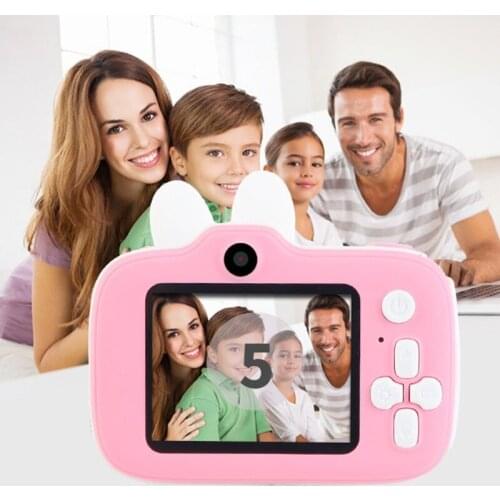 2.0’’ IPS Screen Time Lapse Function Cartoon Video Camera Camcorder 1080P Toy Video Camera AI Focus Mini Digital Camera