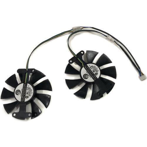 2pcs/Set PLA09215B12H/PLA09215S12H Red Dragon RX 580/480/470 GPU Cooler For PowerColor RX480 RX580 RX470 Video Card