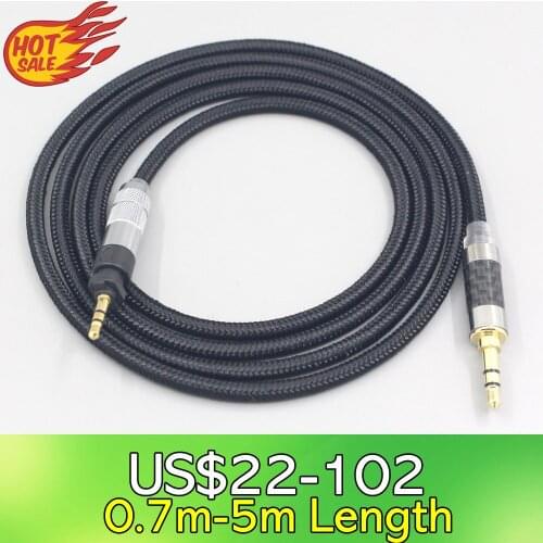 6.5mm XLR 4.4mm Super Soft Headphone Nylon OFC Cable For Shure SRH840 SRH940 SRH440 SRH750DJ Philips SHP9000 SHP8900 LN007541