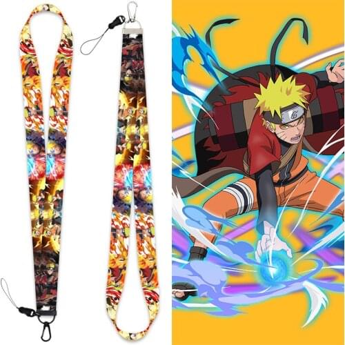 Anime Ninja Lanyard Keychain Peripheral Pendant Detachable Cassette Rope Hand Rope Wristband