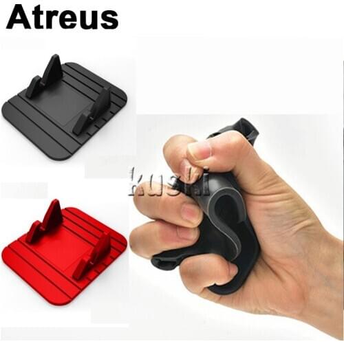Atreus1X Car Soft Mobile Phone Holder GPS Anti Slip Mat Stand for Mercedes W211 W203 obd2 Renault Skoda octavia Kia rio ceed