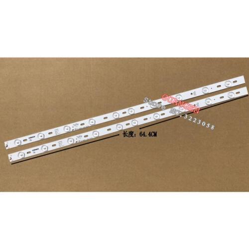 Free shipping 100%New KONKA KL32GT618 LED backlight 35017727 10leds 64.4cm 1set=2 pieces