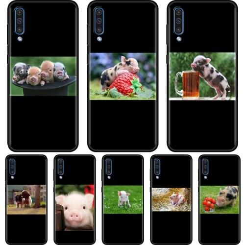 Pets Pig Phone Case For Samsung Galaxy M51 M31 M31s F41 M21 M11 M01 M30s A7 A9 Coque Soft Cover Shell