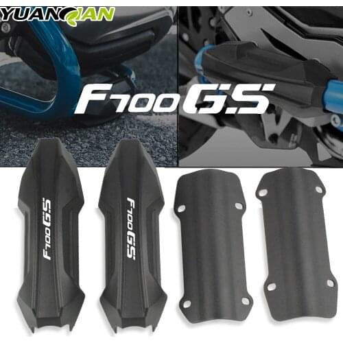 F700GS Black Motorcycle engine bumper guard Protection decorative Guard block 25mm Crash Bar Sets For BMW F700GS F 700 F750 GS