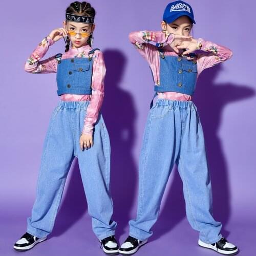 Jazz Dancing Outfit Fashion Girl Sets Hip Hop Dancewear Cheerleaer Uniform Designer Clothes Rave Clothing Stage Costume DL8037