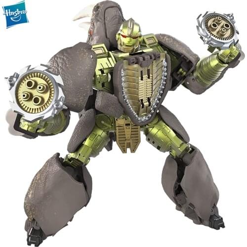 Hasbro Transformers Toys Generations War for Cybertron: Kingdom Voyager WFC-K27 Rhinox Action Figure -Kids Ages 8 and Up, 7-inch